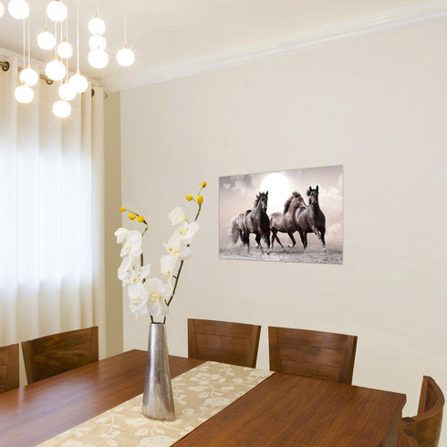 Wandbilder Wohnzimmer XXL Pferde Moderne Bilder Tiere